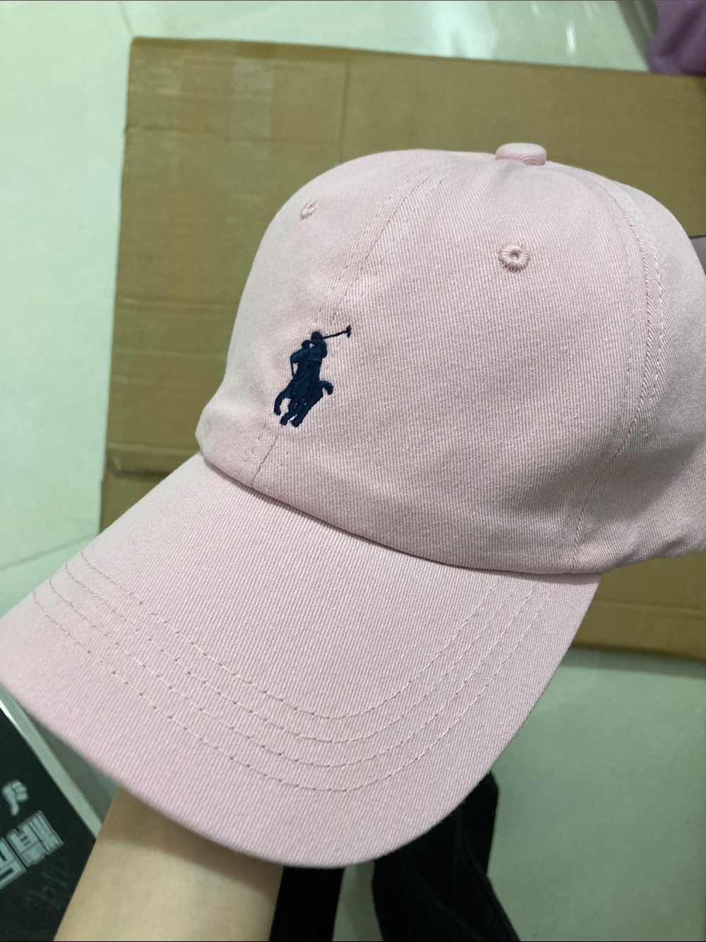 Authentic Ralph Lauren Pink Polo Pony Baseball Cap